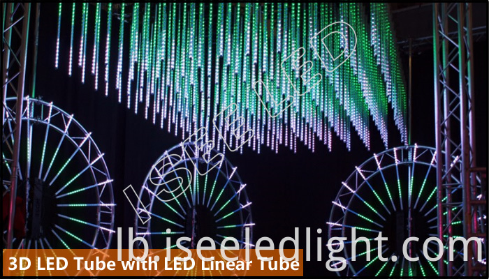 3D led tube with LED Linear Tube